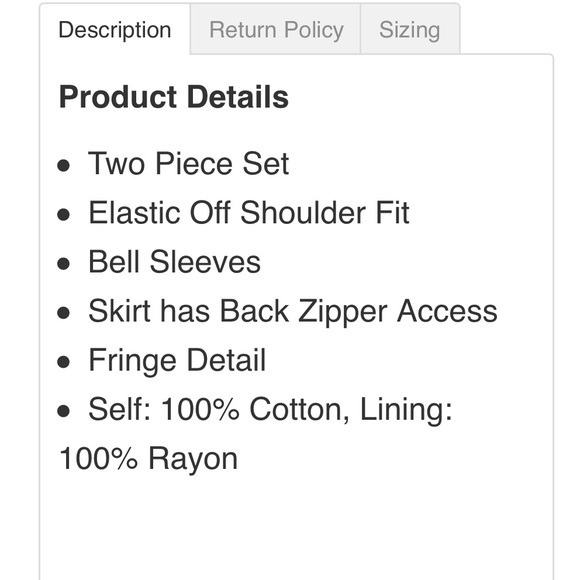 LAST 1️⃣ Dusty Trail Off Shoulder Set - Picture 6 of 7